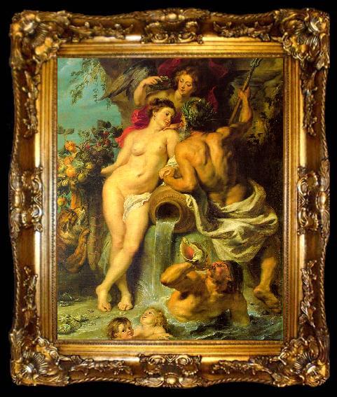 framed  Peter Paul Rubens The Union of Earth and Water, ta009-2